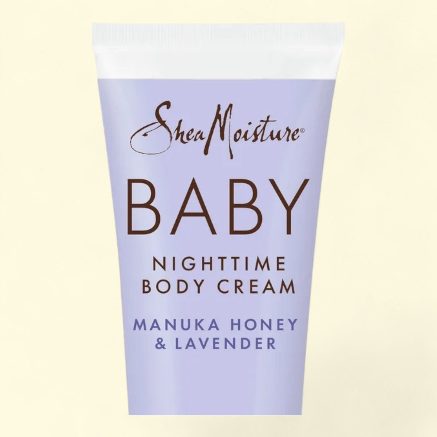 Crème de corps de nuit pour bébé SheaMoisture au miel de Manuka et à la lavande, 237 ml