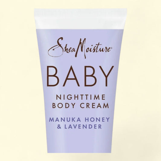 SheaMoisture Baby Nighttime Body Cream Manuka Honey & Lavender, 8 oz