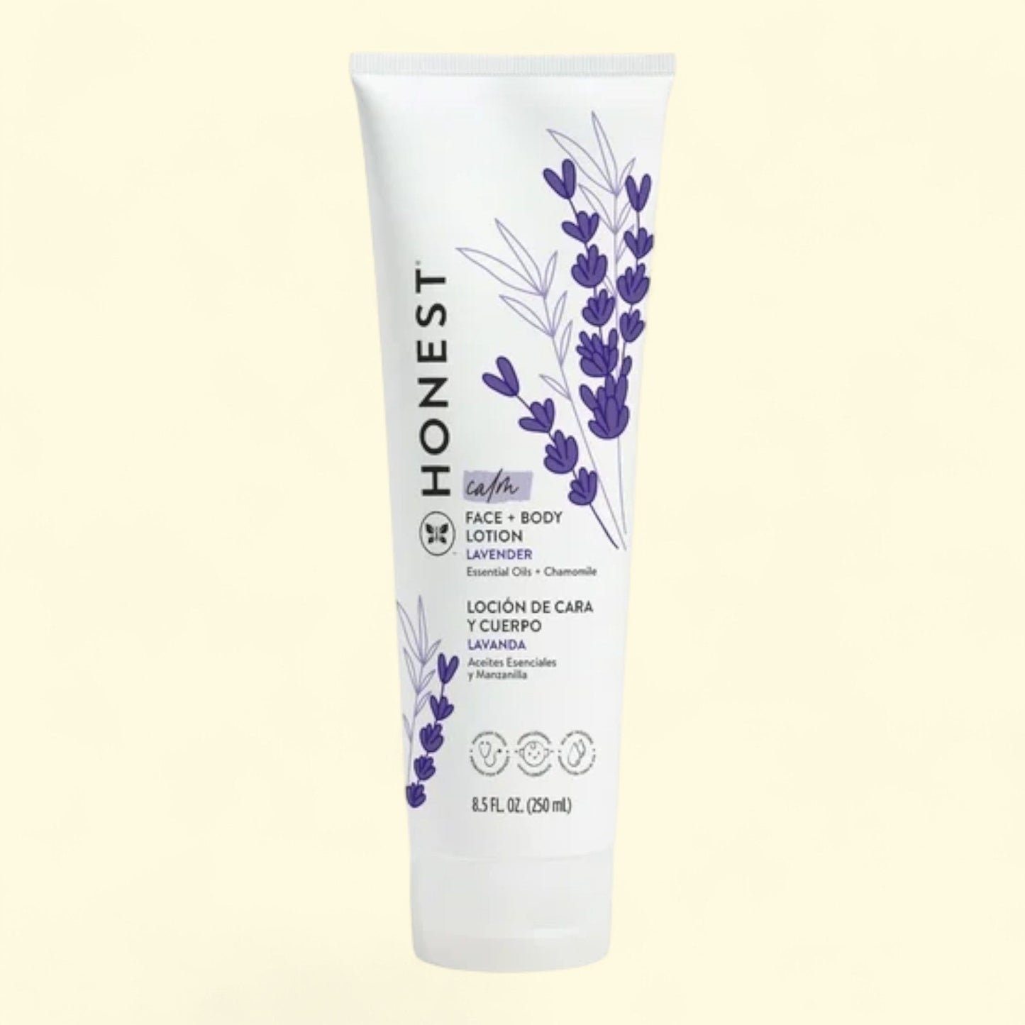 The Honest Company, Baby Face + Body Lotion, Calm Lavender, 8.5 fl. oz.