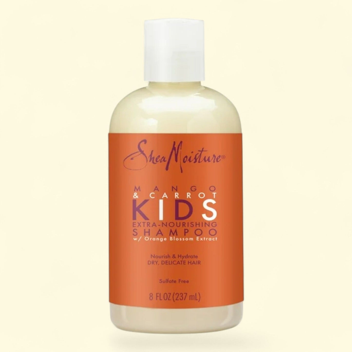 Shampoing quotidien nourrissant SheaMoisture Kids, mangue et carotte, 237 ml