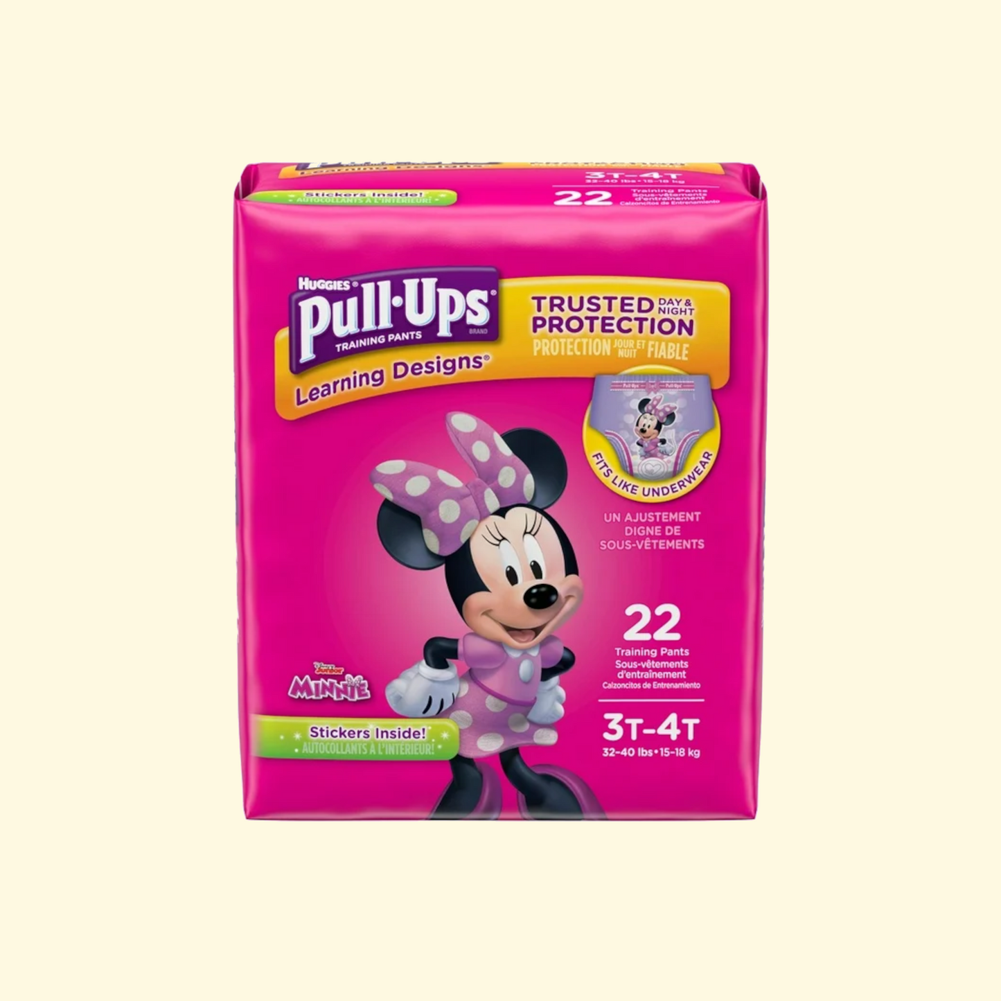 Pull-Ups Training Pants, 3T-4T, 22 Count — authentic US product shipped worldwide by Treatspree