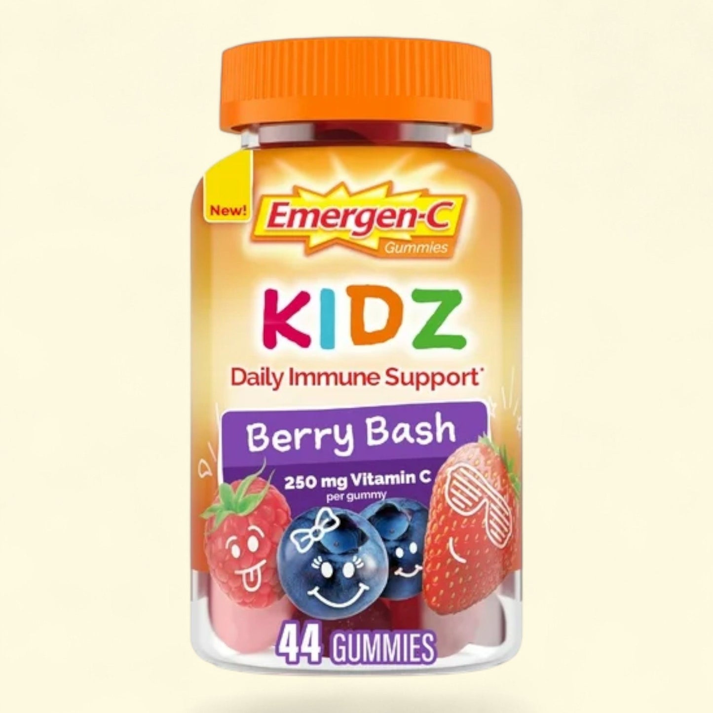 Emergen-C Kidz Immune Support, Berry Bash - 44 Count