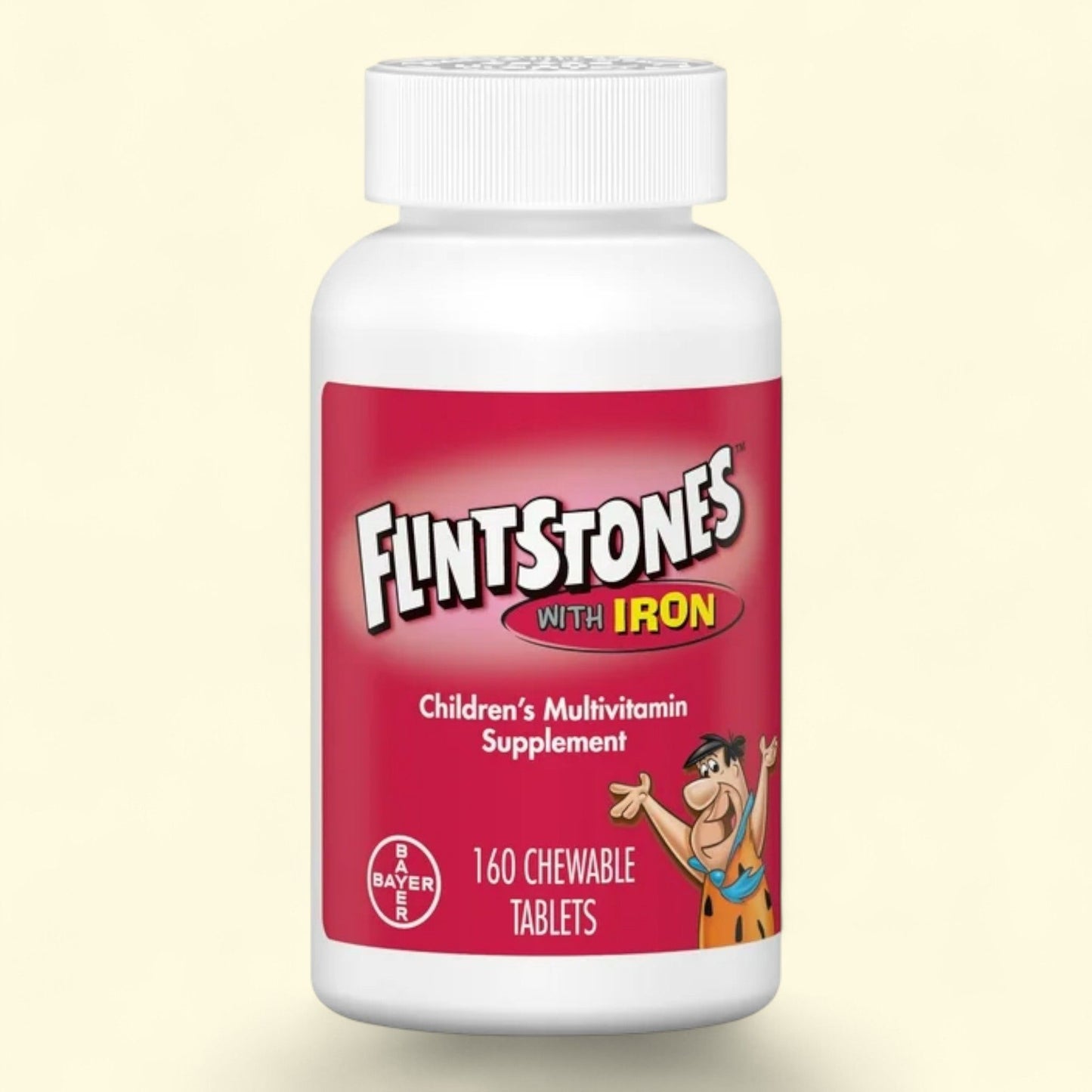 Flintstones Chewable Kids Vitamins + Extra Iron, 160 Count