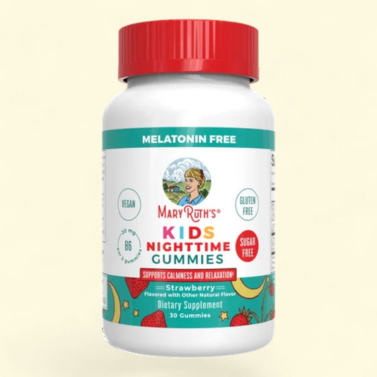MaryRuth Organics Kids Nighttime Gummies, Strawberry, 30 Count