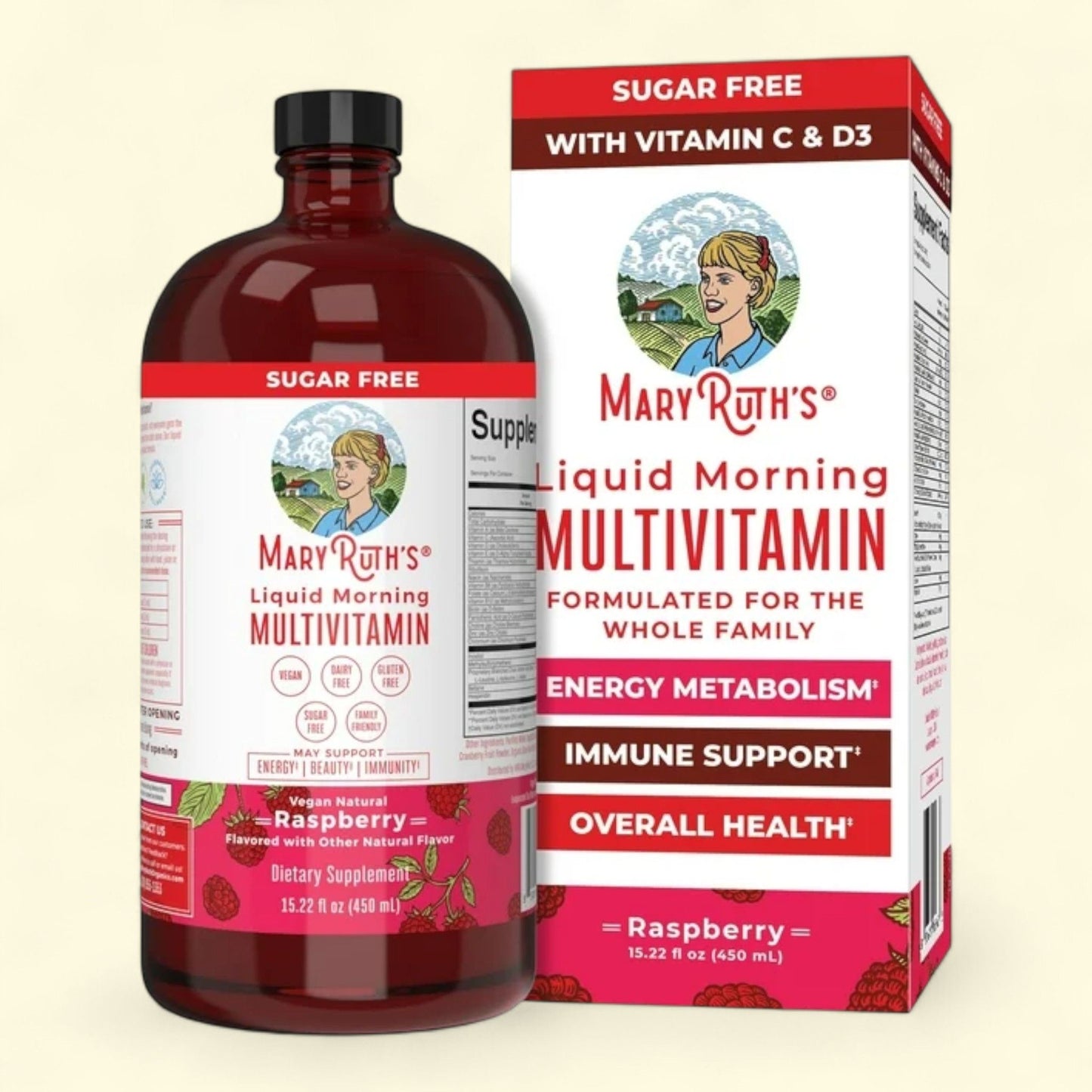 MaryRuth Organics Liquid Morning Multivitamin, 15.22 fl oz