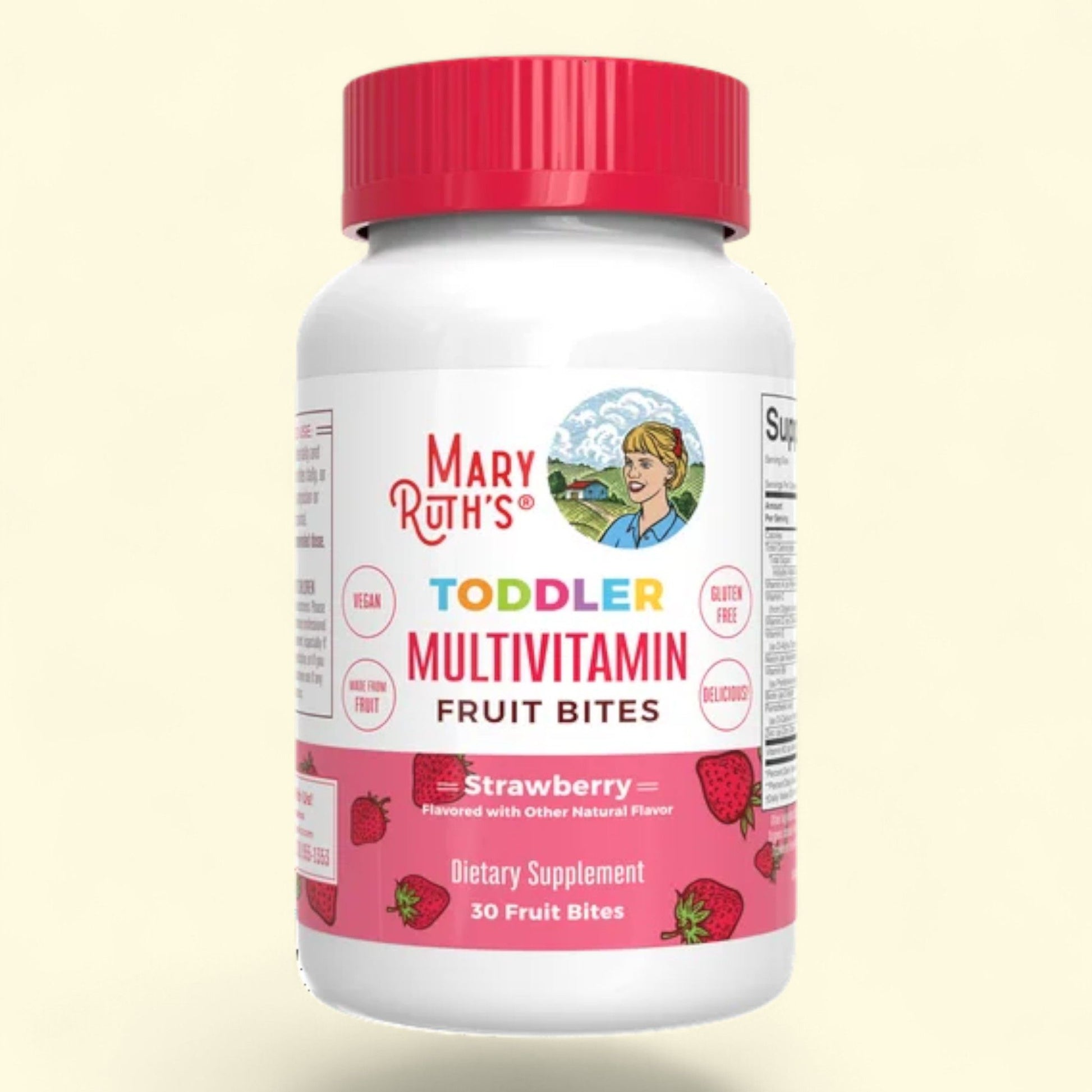 MaryRuth Organics Toddler Multivitamin Fruit Bites, Vegan Strawberr... — authentic US product shipped worldwide by Treatspree