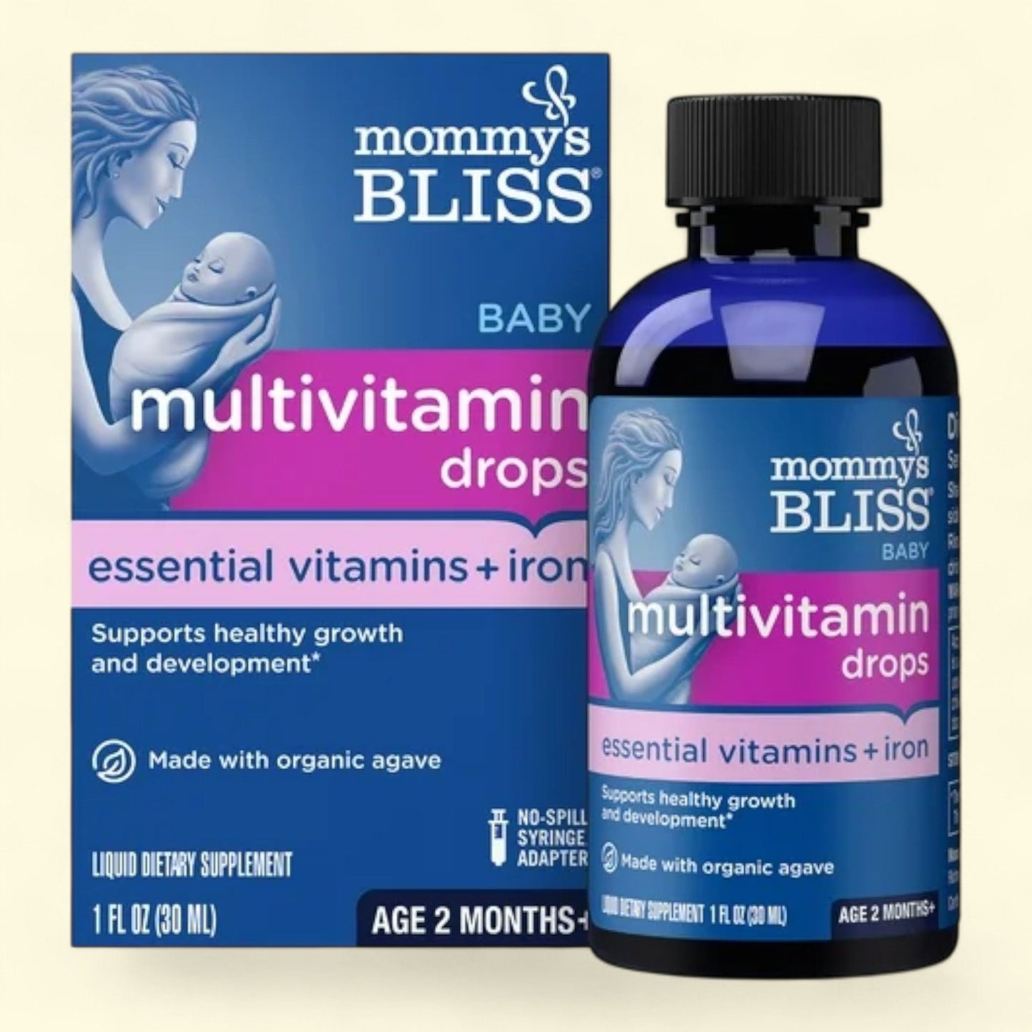 Mommy's Bliss Baby Multivitamin and Iron Dietary Supplement, 30 ml