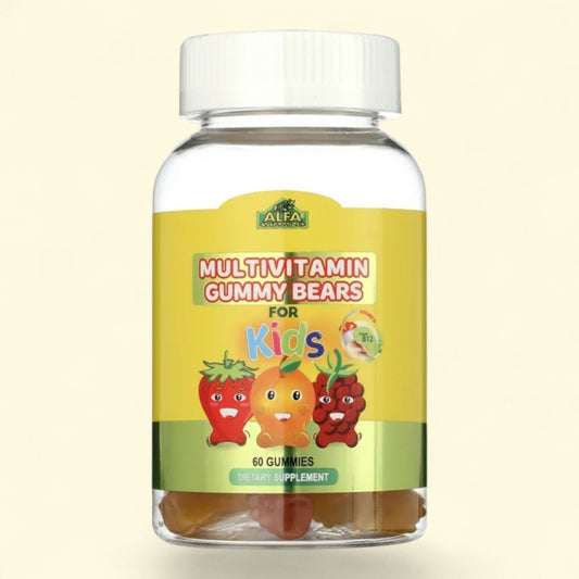 Alfa Vitamins Multivitamin Gummy Bears for Kids, 60 gummies