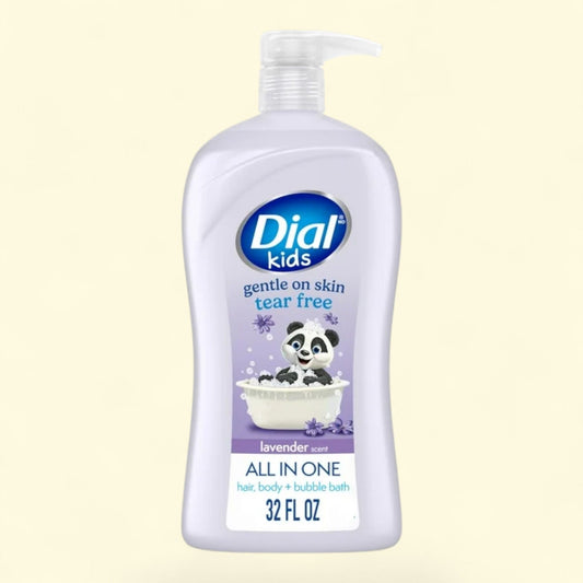 Dial Kids 3-in-1 Body+Hair+Bubble Bath, 32 fl oz