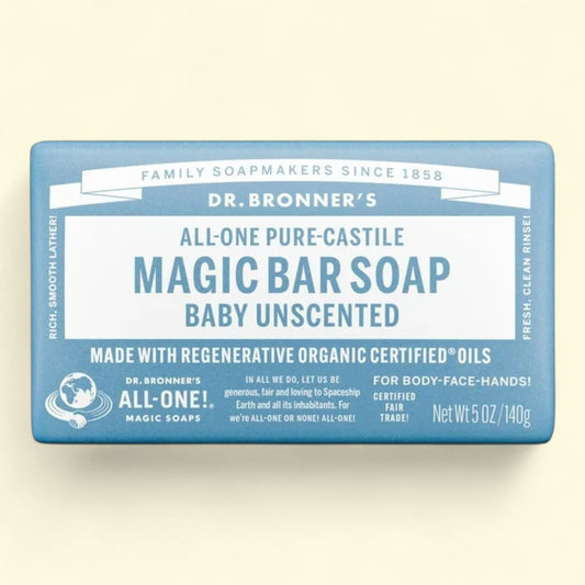 Dr. Bronner's Pure-Castile Soap, Baby Unscented, 5 oz