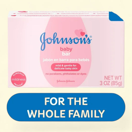 Johnson's Bar Soap Body Wash for Baby and Toddler, 3 oz