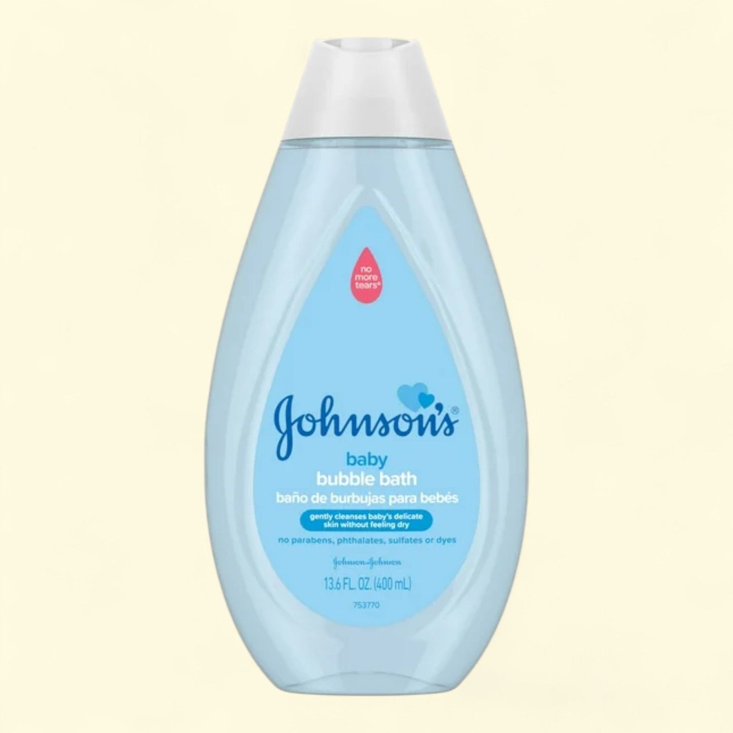 Gel douche et bain moussant doux et sans larmes Johnson's Baby, 396 ml