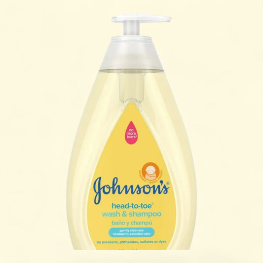 Johnson's Head-To-Toe Baby Bath Body Wash & Shampoo, 27.1 oz