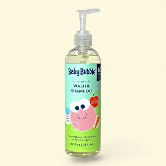 Mr. Bubble Baby Bubble Ultra Gentle Shampoo & Body Wash, 12 fl oz