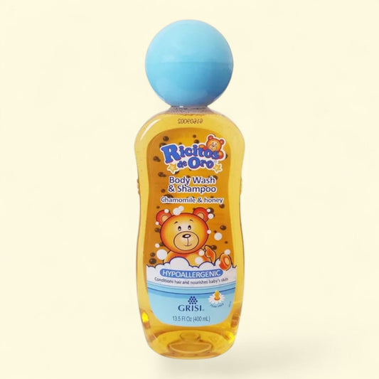 Ricitos de Oro Baby Hair and Body Wash, 2-in-1, 16 oz.