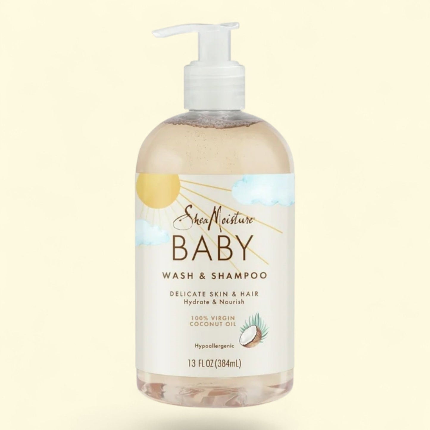 Gel douche et shampoing pour bébé SheaMoisture, 385 ml