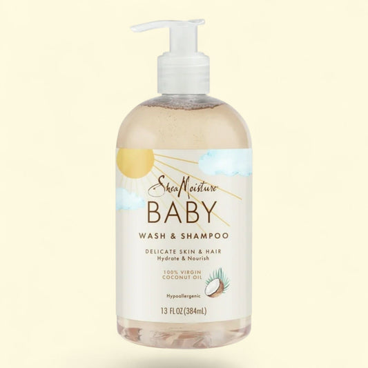 SheaMoisture Baby Wash and Shampoo, 13 fl oz