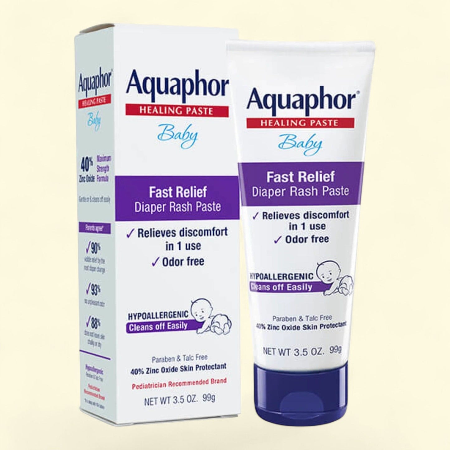 Aquaphor Baby Diaper Rash Paste, 3.5 oz