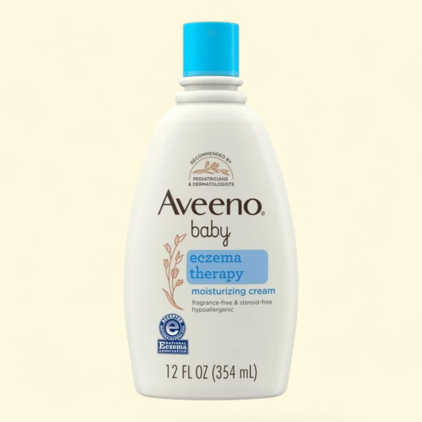 Crème hydratante pour le corps Aveeno Baby Eczema Therapy, 355 ml