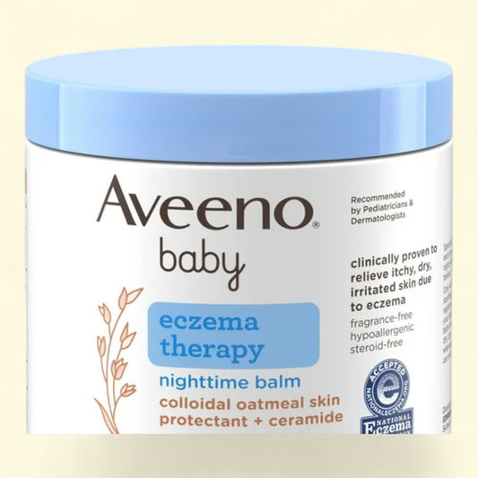 Baume corporel de nuit Aveeno Baby Eczema Therapy, 312 g