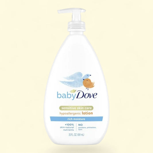 Baby Dove Sensitive Skin Care Body Lotion, 20 oz.