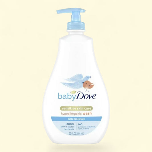 Baby Dove Sensitive Skin Care Liquid Body Wash, 20 oz