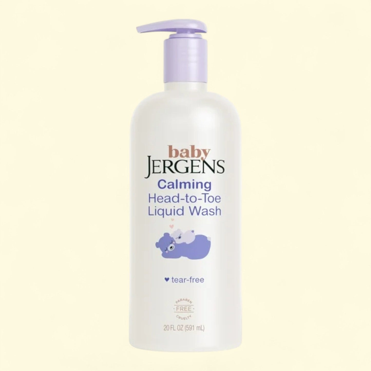 Jergens Baby Calming Head to Toe Liquid Baby Wash, 20 oz