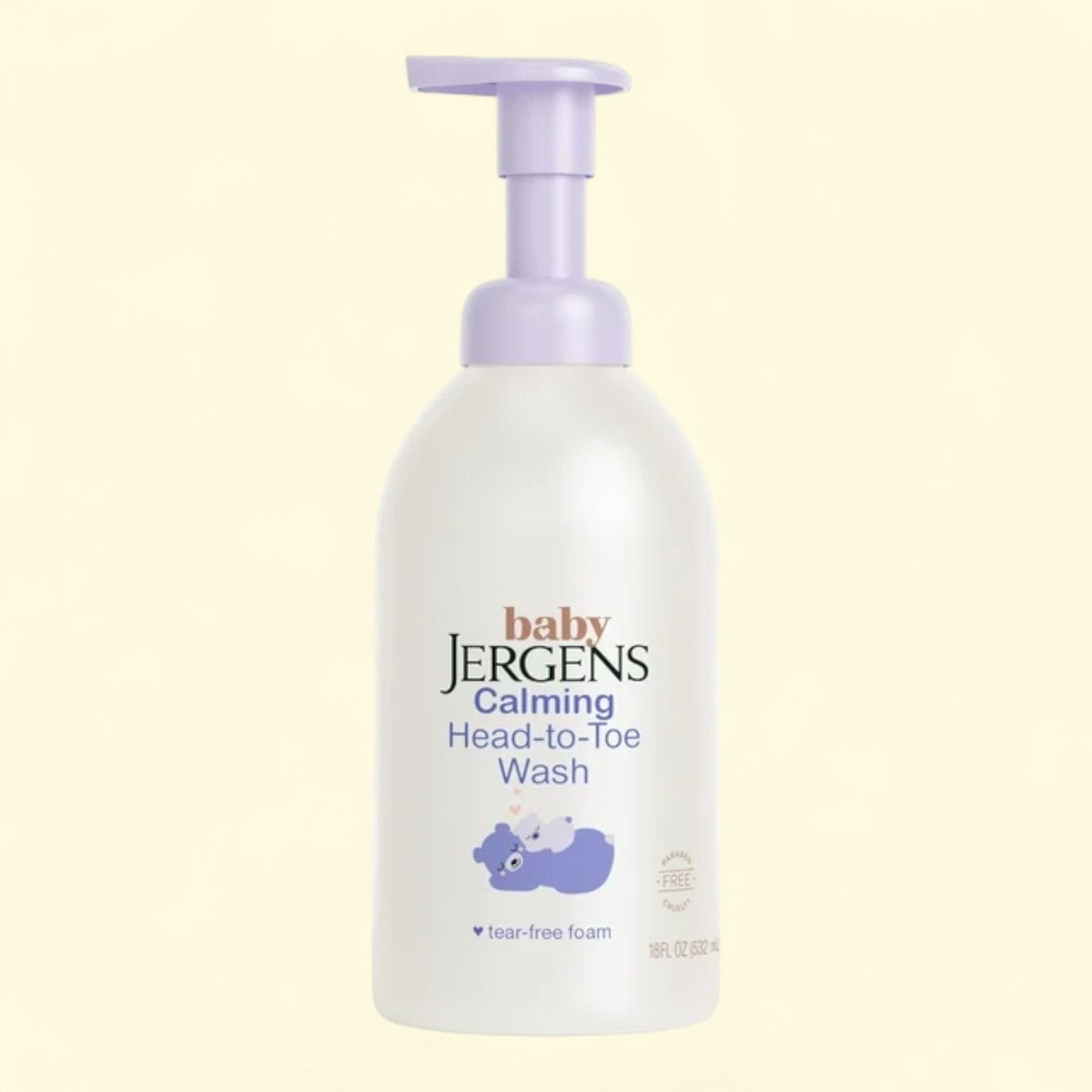 Baby Jergens Calming Head-to-Toe Foaming Wash, 18 fl oz