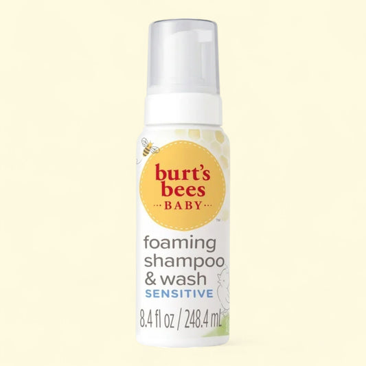 Burt's Bees Baby Foaming Shampoo and Wash, 8.4 Fluid Ounces