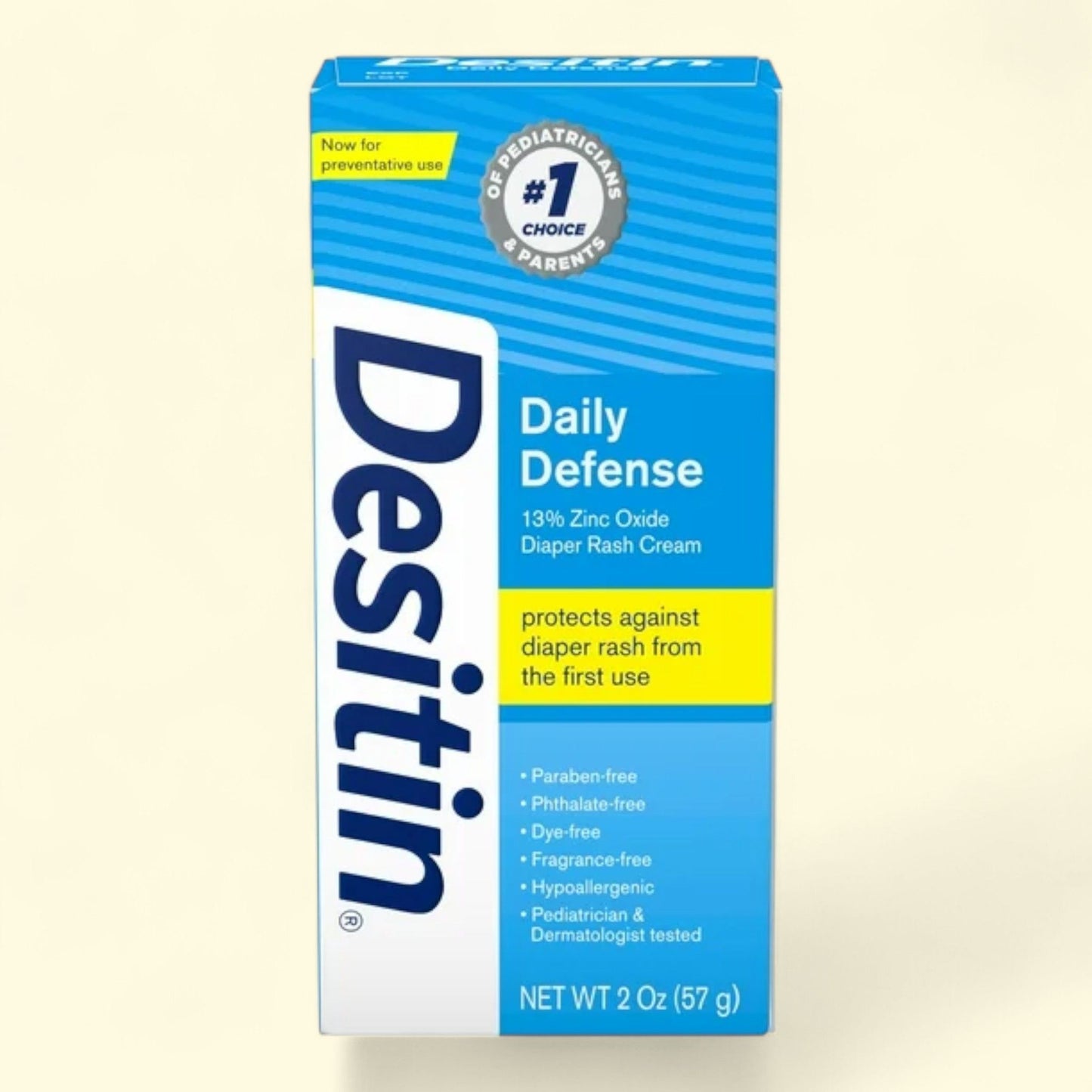 Desitin Baby Diaper Rash Cream, Travel Size, 2 oz