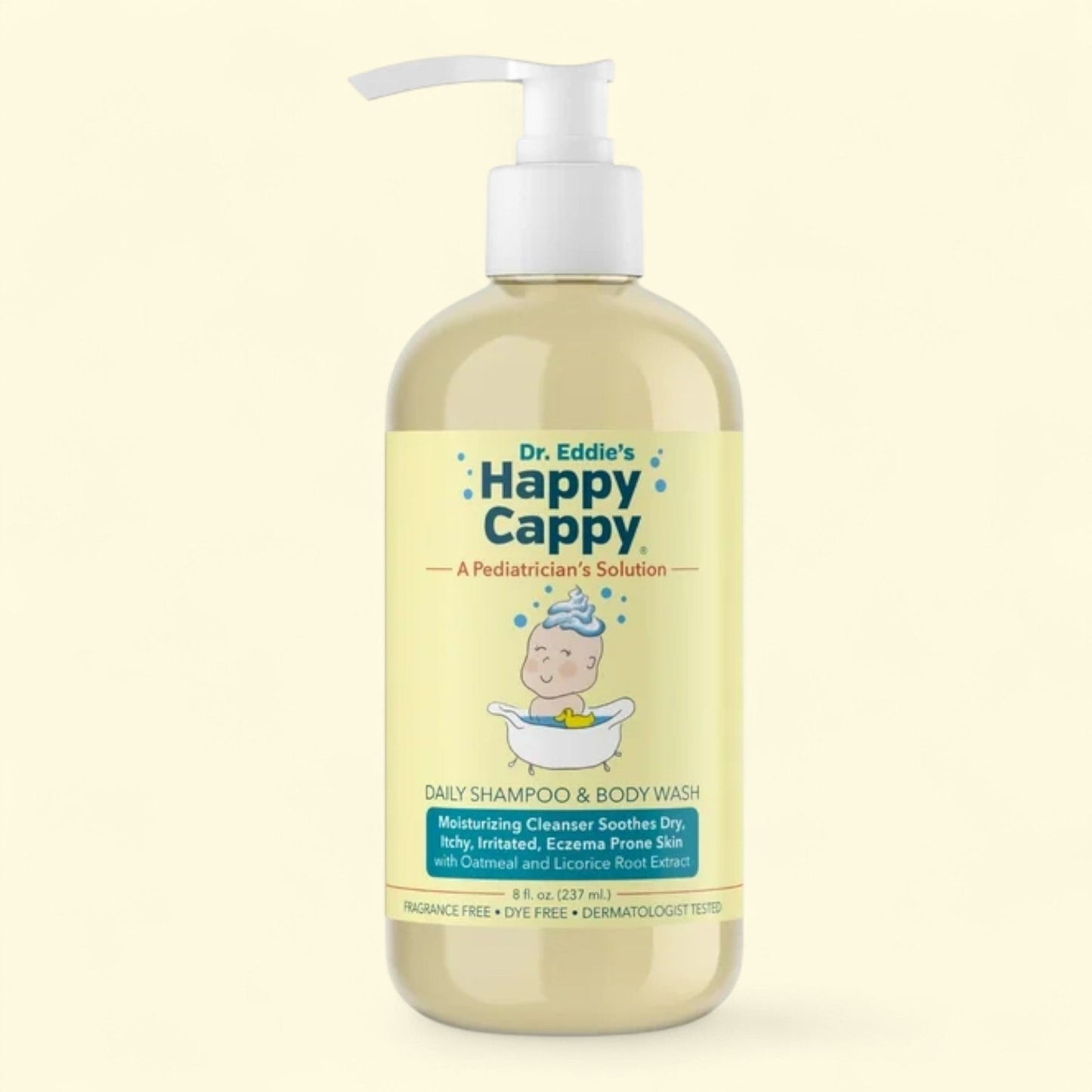Shampoing et gel douche quotidien « Happy Cappy » du Dr Eddie, 237 ml