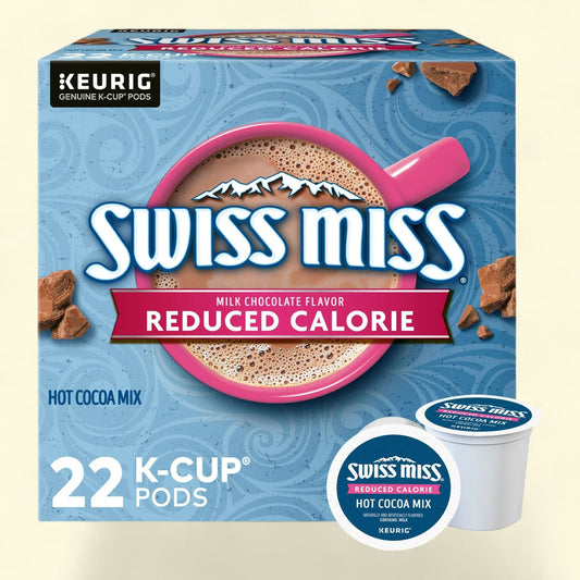 Swiss Miss Hot Cocoa, Keurig Single Serve K-Cup Pods, 22 Ct