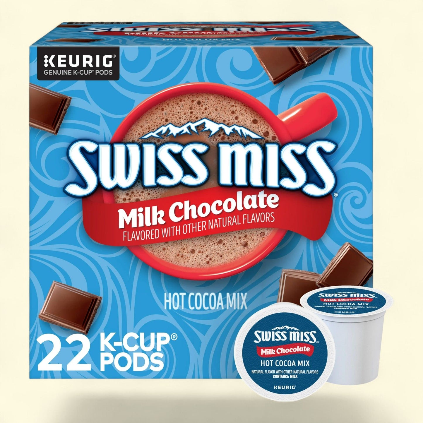 Swiss Miss Milk Chocolate Hot Cocoa, 22 Count