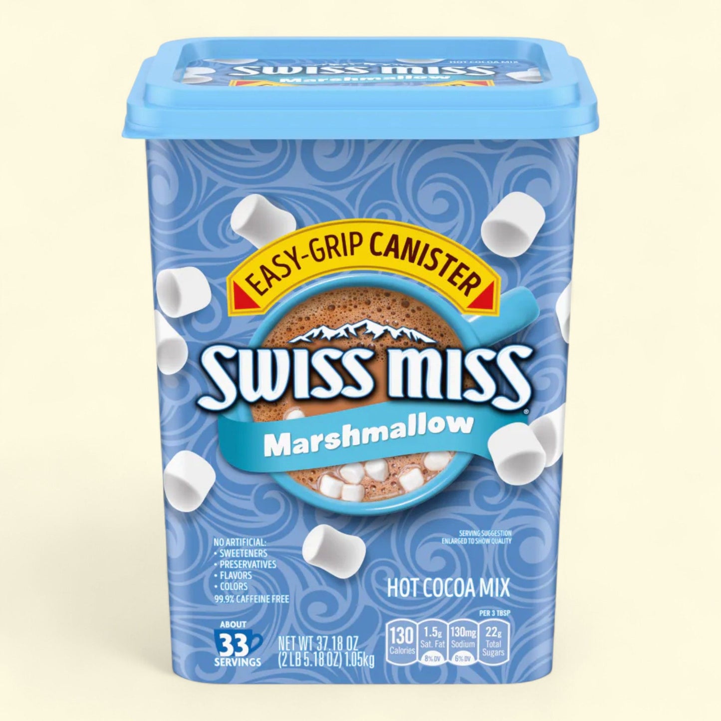 Swiss Miss Hot Cocoa Drink Mix, Milk Chocolate, with Marshmallows, 37.18 oz