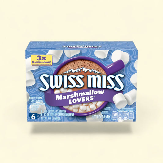 Swiss Miss Hot Cocoa Mix, Marshmallow Lovers, 8 oz — authentic US product shipped worldwide by Treatspree