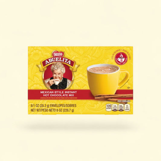 Abuelita Instant Hot Chocolate Drink Mix, Mexican Style, 8 pack — authentic US product shipped worldwide by Treatspree