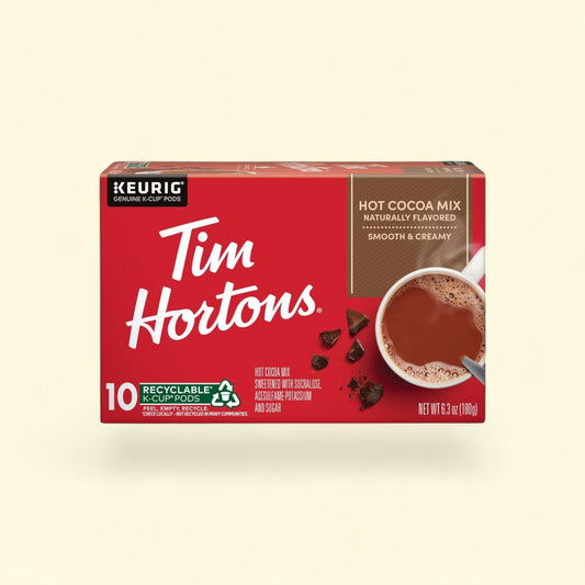 Tim Hortons Hot Chocolate K-Cup Pods, 10 ct. — authentic US product shipped worldwide by Treatspree