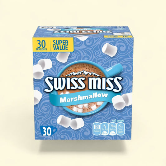 Swiss Miss Hot Milk Chocolate with Marshmallows, 41.4oz/30ct — authentic US product shipped worldwide by Treatspree