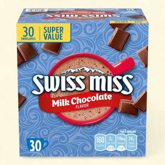 Swiss Miss Hot Milk Chocolate, 41.4oz/30ct