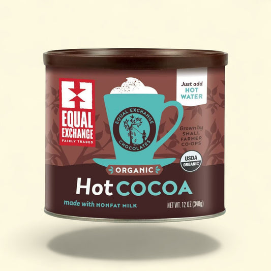 Equal Exchange Hot Cocoa, 12oz — authentic US product shipped worldwide by Treatspree