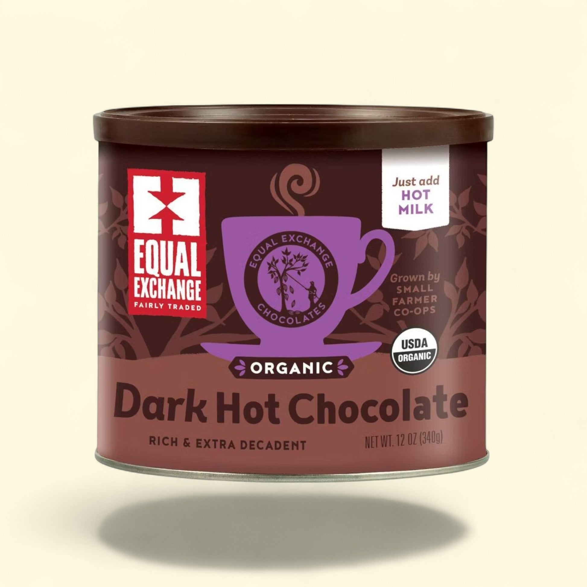 Equal Exchange Organic Dark Hot Chocolate, 12oz — authentic US product shipped worldwide by Treatspree