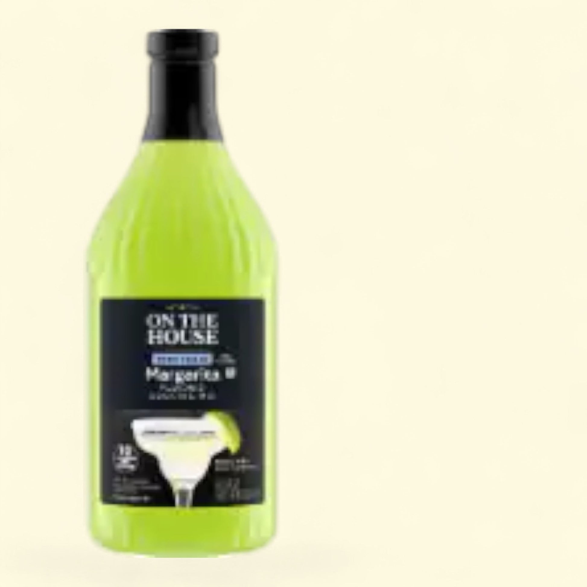 On The House Margarita Flavored Cocktail Mix, Zero Sugar, 750mL