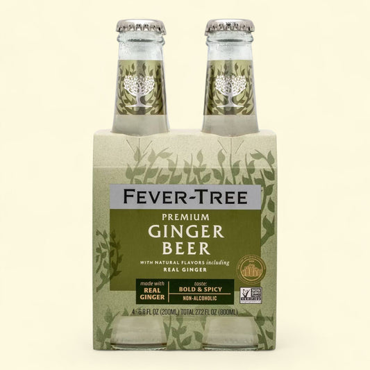 Fever-Tree Ginger Beer, 4pk/200ml