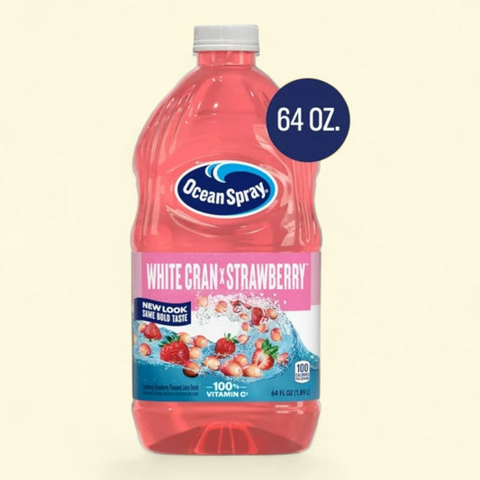 Ocean Spray White Cran-Strawberry Juice Drink, 64 fl oz Bottle