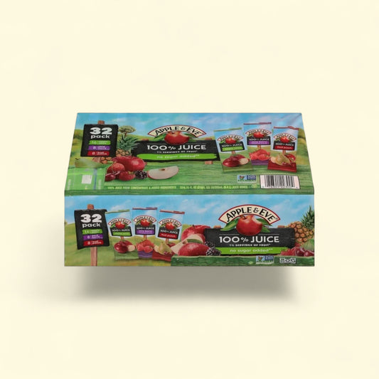Apple & Eve 100% Juice Drink, Variety Pack, 32 Count, 6.75 Fl Oz — authentic US product shipped worldwide by Treatspree