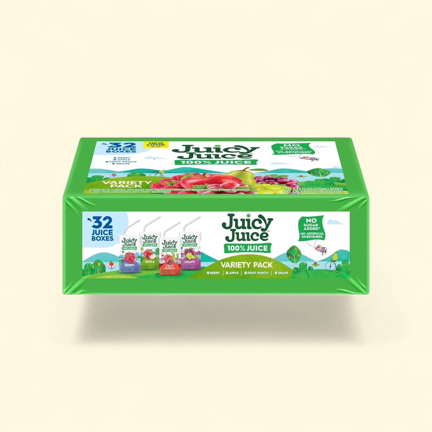 Juicy Juice 100% Juice, 32 Count, 4.23 fl oz Boxes — authentic US product shipped worldwide by Treatspree