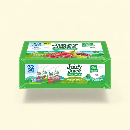 Juicy Juice 100% Juice, 32 Count, 4.23 fl oz Boxes — authentic US product shipped worldwide by Treatspree