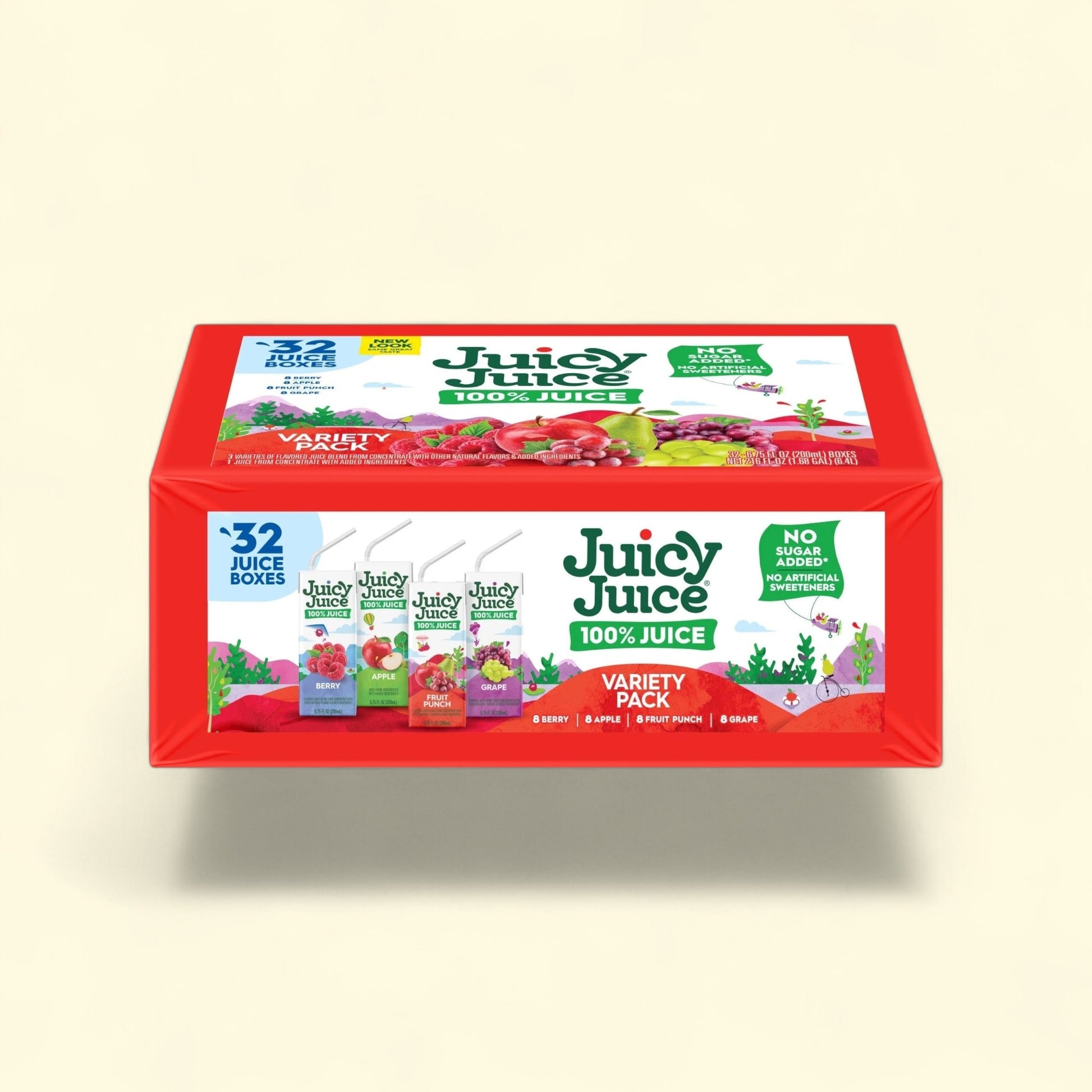 Juicy Juice 100% Juice, 32 Count, 6.75 fl oz Boxes — authentic US product shipped worldwide by Treatspree