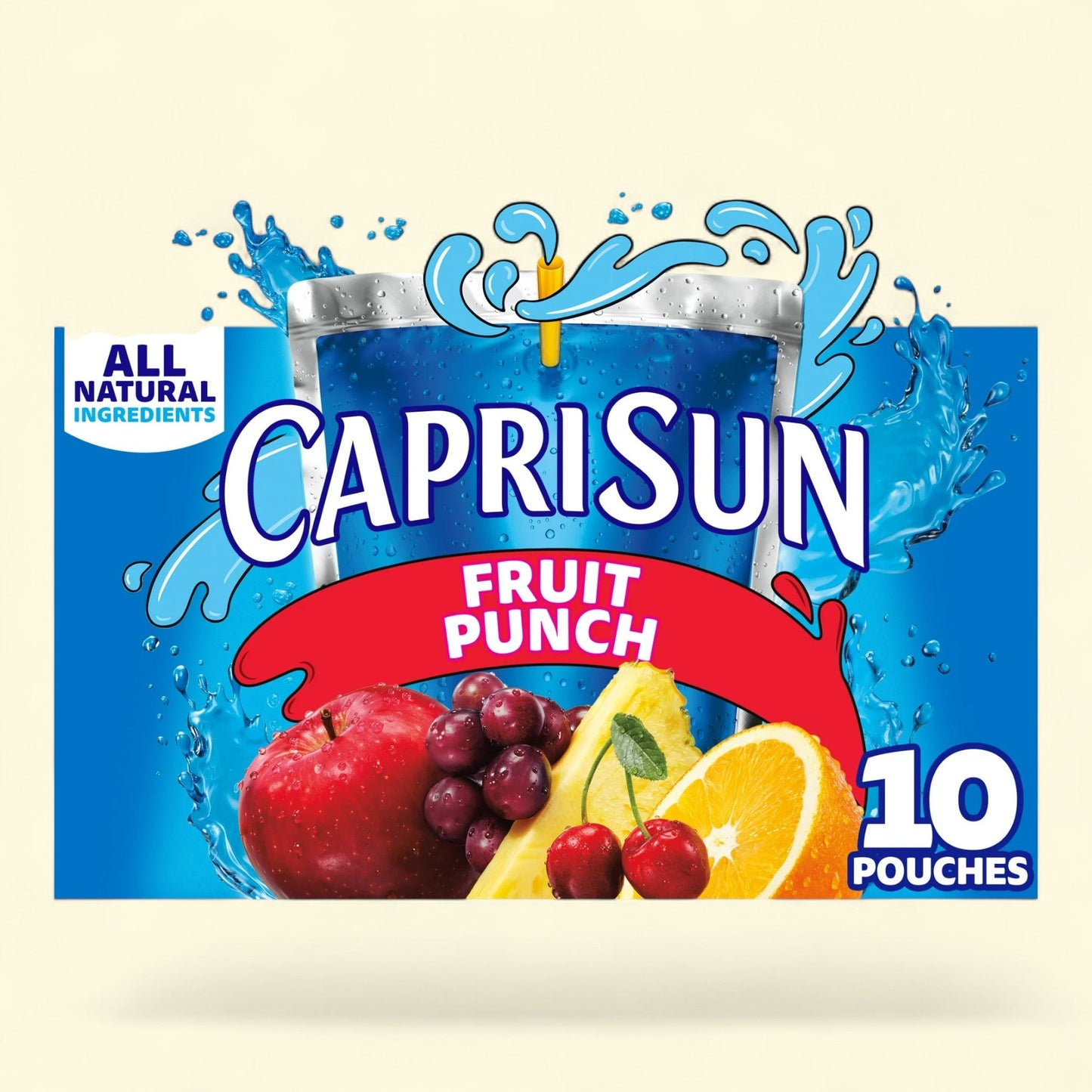 Capri Sun Fruit Punch Juice, 10 Ct, 6 fl oz
