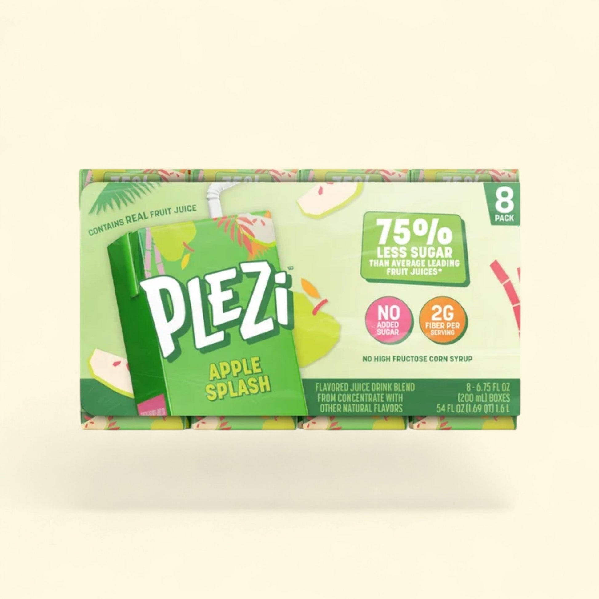 Plezi Apple Splash Kids Juice Drink, 6.75oz 8pk — authentic US product shipped worldwide by Treatspree